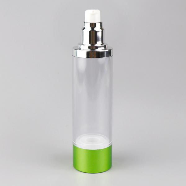 ODM 15g 30g 50g Airless Pump Bottles Transparent Essential Oil Bottle