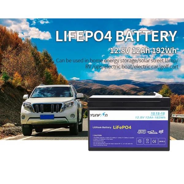 Lithium Iron Phosphate Golf Cart Battery 12V 6Ah Lifepo4 Battery