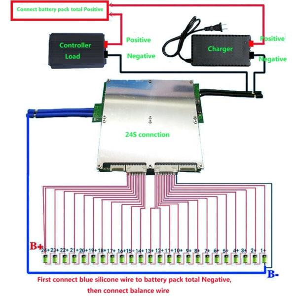 LTO Ant Bms 24s Smart 70A 100A 200A With 200mA Balance Current