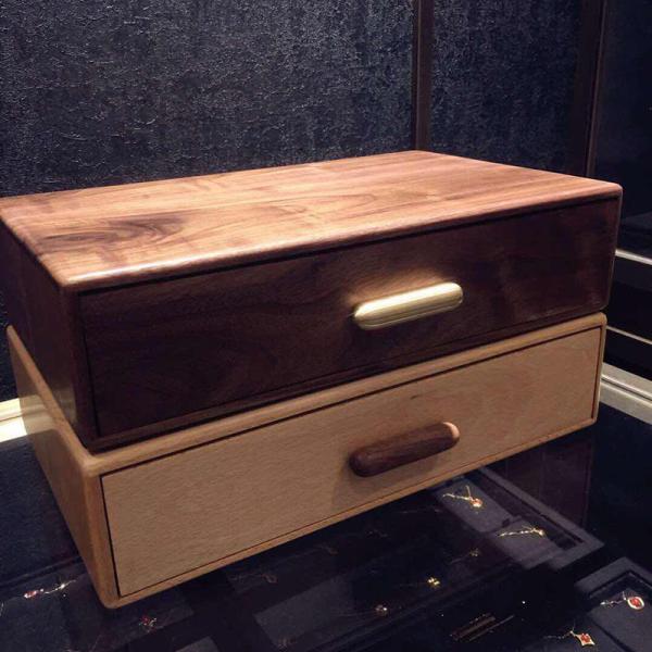 Ultralight Handmade Wooden Box Packaging Stable Mildewproof For Jewelry