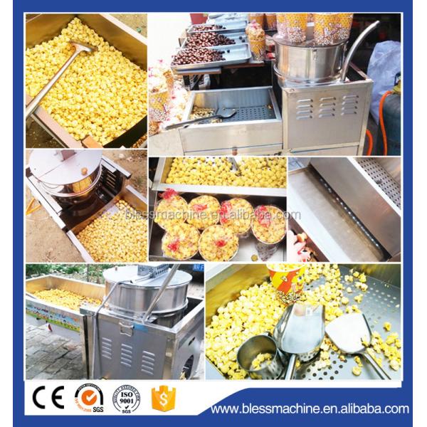 Design 0.35kw Ball Popcorn Making Machine for Domestic and Overseas Demand in 2022