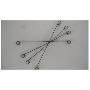 5" Soft Black Annealed Double Loop Wire Ties