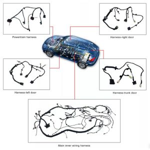 China Insulated Wire Harness Cable Assembly Copper , Equivalent Auto Wiring Harness on sale