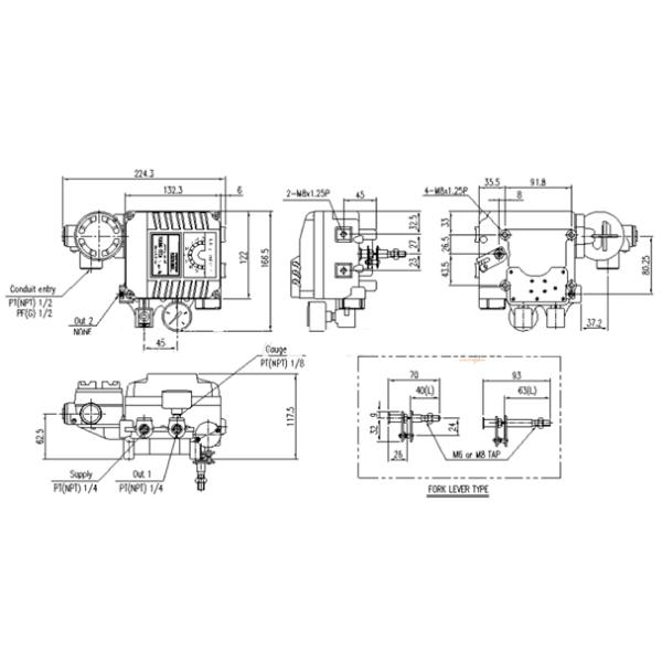 PTM Electropneumatic Positioner
