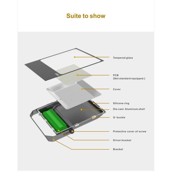 110lm/w 100 Watt Led Flood Light Warm White 120 Degree Beam Angl eFor Advertising