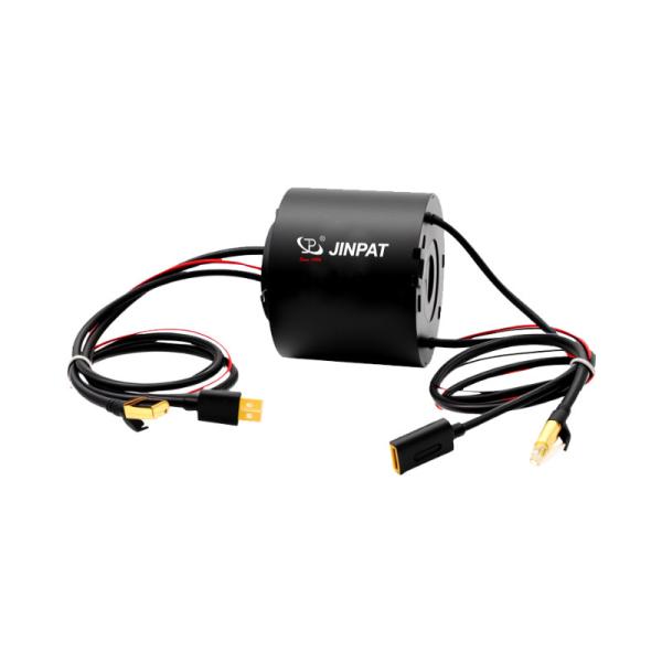 Quality High-Speed Ethernet Slip Ring with 5A/Signal~15A Power Transfer and IP50 Protection for 100Mbps/1Gbps/10Gbps Data Transmission for sale