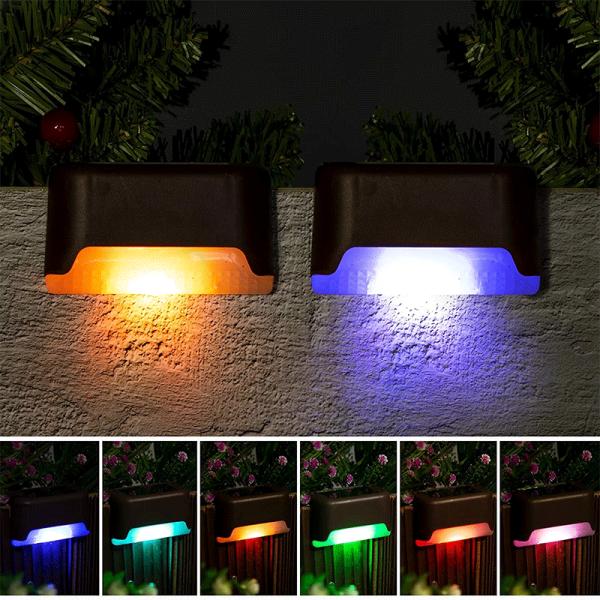 RGB color changing led solar garden light
