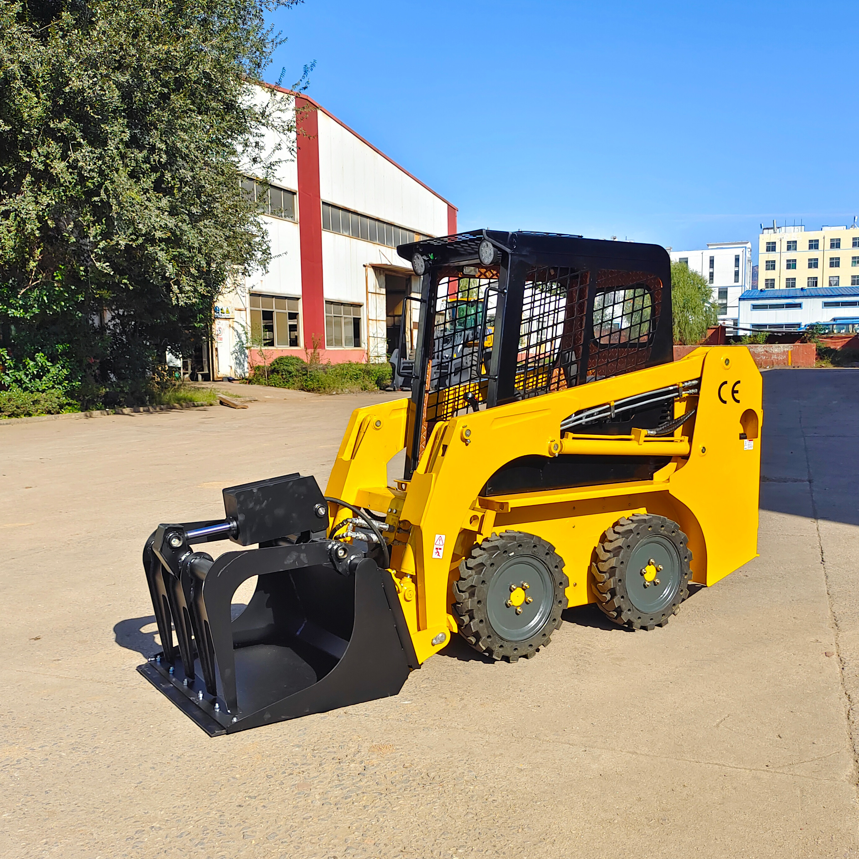 China Skid Steer Track Loader Earth-moving Machinery Skid Steer Loader China diesel Mini Skid Steer Loader wholesale