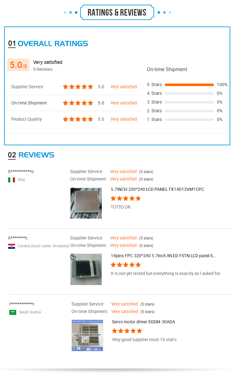 5 inch 800*480 TFT LCD Screen Module Display AT050TN43