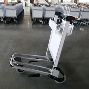 China 3 Wheel Airport Luggage Trolley For Transportation Airport Luggage Carts wholesale