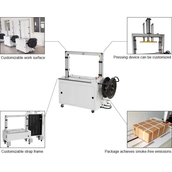 YH-101A Import Automatic Carton / Case Strapping Machine For PP Straps Pouch Packing Machine