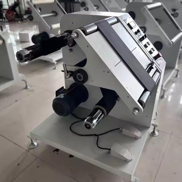 Label Inspection Machine Manual Operation Label Sticker Checker Rewinder Machine 350
