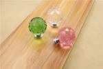 Crystal Door Knobs Drawer Spherical Pulls Furniture Handles Hardware
