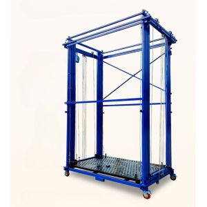China 300kg Mobile Lift Scaffolding Equipment For Lifting Materials on sale