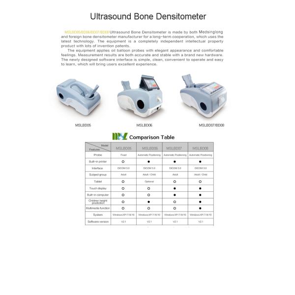 Densitometro Oseo Ultrasound Bone Densitometer