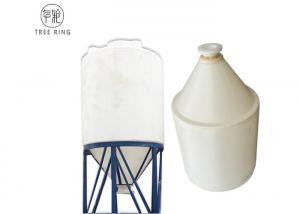 China 1500L 5000L Industrial Plastic Conical Fermentation Tank For Wine In White wholesale