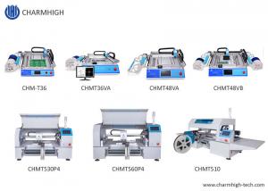 China Charmhigh 7 Models Desktop SMT SMD Pick And Place Machine, Small PCB maching machine wholesale