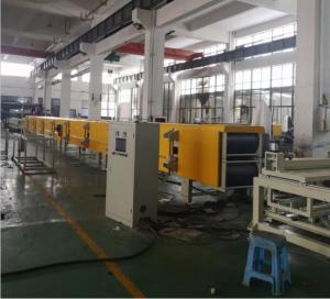 China 16mm PU Sandwich Panel Rubber Belt Production Line For Low Budget Customers wholesale