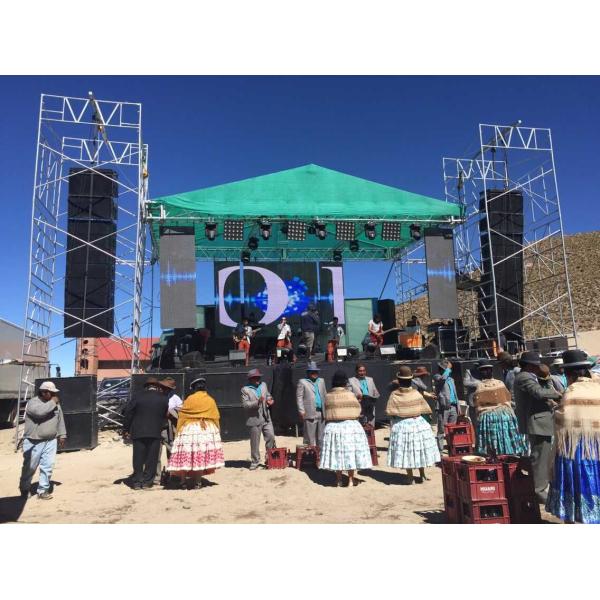 Easy Install Mobile P8 LED Screen Rental SMD Outdoor Stage Background LED Display