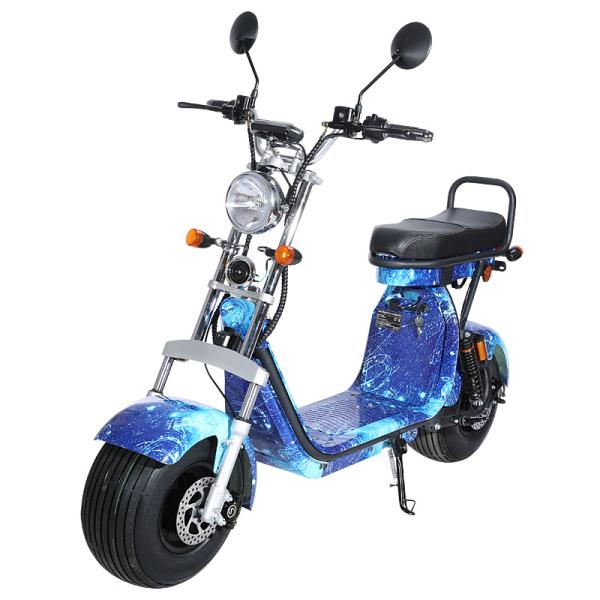Two Seat Golf Citycoco Electric Scooter 1500w 60v 12ah 200kg Load