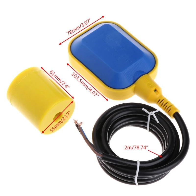 Float level switch, automatic float switch, water tank float switch, water pump