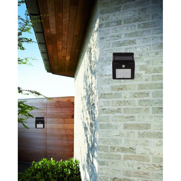 Motion Sensor PIR Waterproof Solar Lights Outdoor Solar Garden Mini led wall lamp For garden yard pathway
