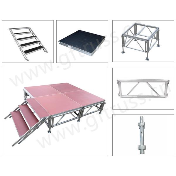 Plexiglass Portable Aluminium Stage Platform 1.22*1.22M