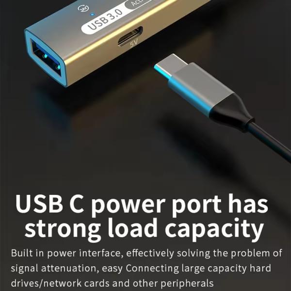 USB 3.0 Hub Extension Type A Male To Female Data Cord With USB C Hub Power Extra Long