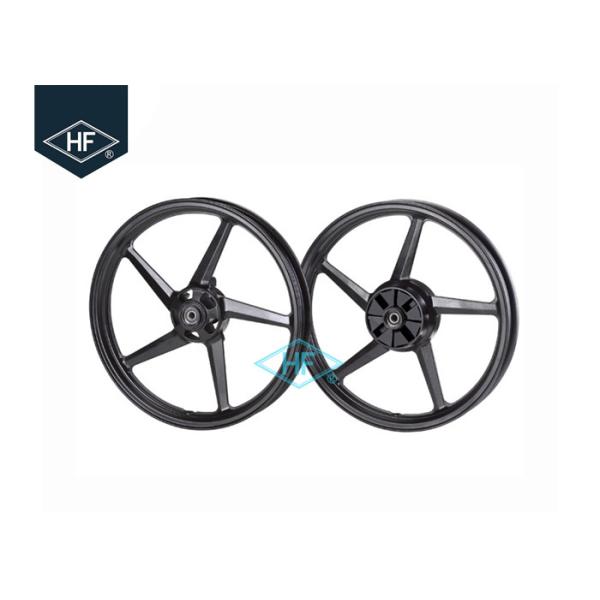 Yamaha YBR125 Aftermarket Motorcycle Wheel Parts With Disc / Drum Brake Hub