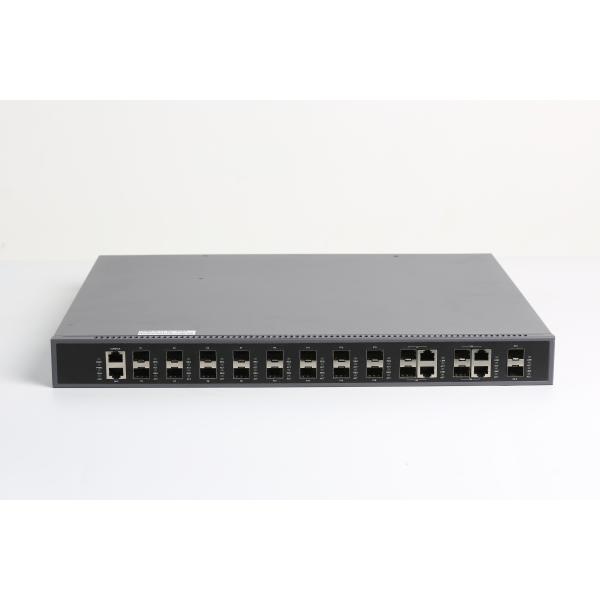 4 GE COMBO Port 140Gbps 16 Port GPON OLT Splitting Ratio 1:128