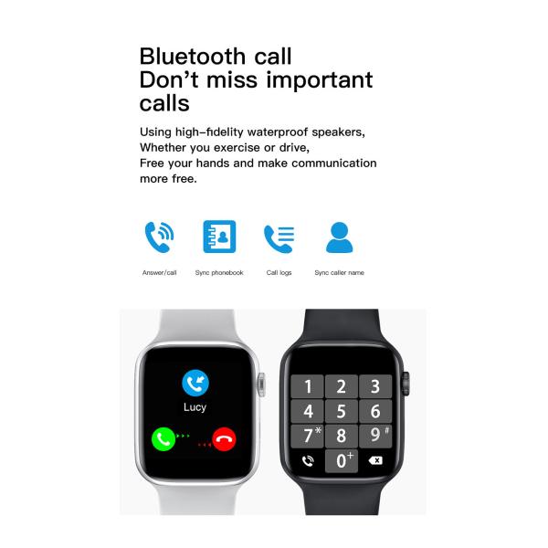 1.75 Inch Mtk Chipset Wallpaper Smartwatch IWO W26+ Pro ECG