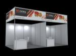 Modular Octanorm Similar Drawing booth with good price, Fabric 3X3m portable