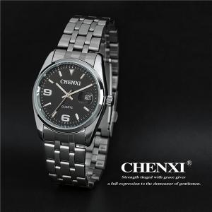 China Stainless Steel Back Watch Japan Movt Geneva Watch Men Stainless Steel Quartz Goldis Watch on sale