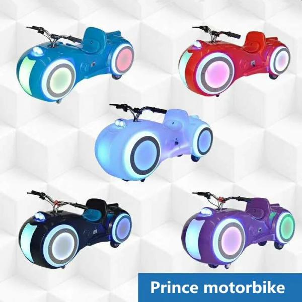 Outside Remote Control Electric Kids Prince Motorbike For 2 Player