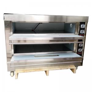 China Commercial Stainless Steel Deck Oven With Steam 12-Tray 3 Deck Bakery Oven 2-Tray 1 Deck Gas Or Electric wholesale