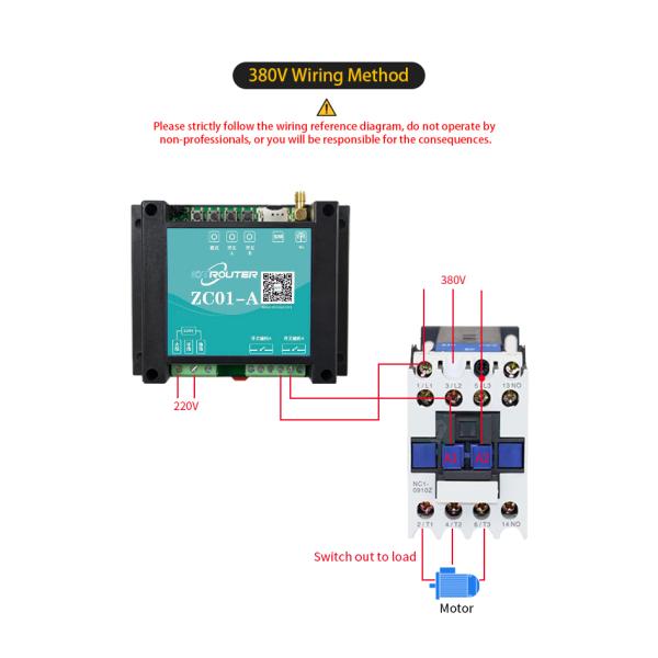 Wireless 4G LTE Remote IO Module Relay Control Switch Transmitter and Receiver Board