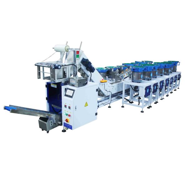Fastener Carton Bolts Self Drilling Screws Plastic Bag Packaging Screws 16 Drums Packaging Machine Automatic