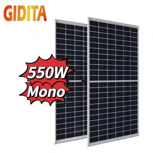 China Home Electricity Monocrystalline 550w Solar Panel Ground Mounting wholesale