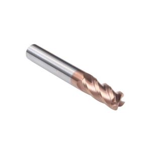 China HRC55 Round Nose Milling Cutter Carbide 4 Flute on sale