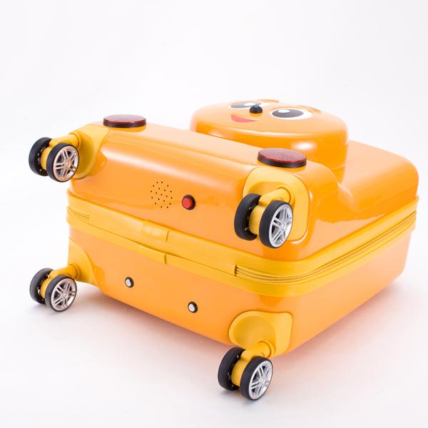 Waterproof ABS PC Kids Luggage Single Pull Rod Cartoon Trolley Suitcase for Travel Hard Shell Sets