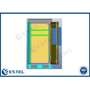 China Grey IP55 20U Outdoor Weatherproof Electrical Enclosures on sale