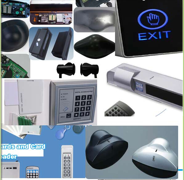 motorized Commercial Automatic Sliding Doors Slender portal for Office Building