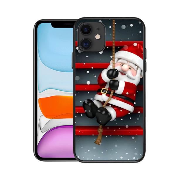 Merry Chrismas Design Iphone XR Shockproof Case Fully Wrapped Photo Print Holiday Gift