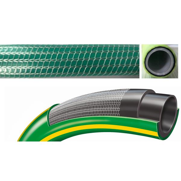 PVC All Weather Garden Hose 50m 3/4'' 4 Layers PVC Heavy Duty Garden Hose Flexible High Pressure Water Hose