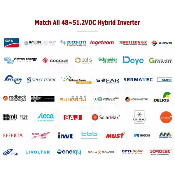 Amosolar Move LFP 12v 48v 51.2v 200ah 280Ah 100Ah 10Kwh Solar Battery for Solar System