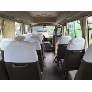 Buy cheap 23 seats used Toyota diesel coaster bus left hand drive engine 6 cylinder japan from wholesalers