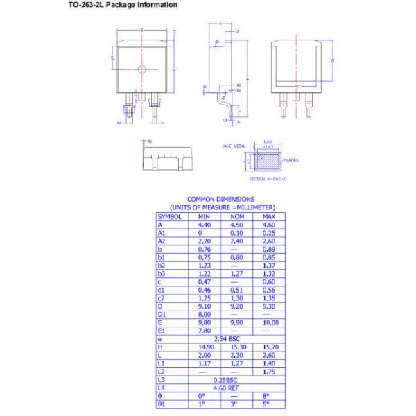 NCE01P18D NCE P-Channel Enhancement Mode Power MOSFET