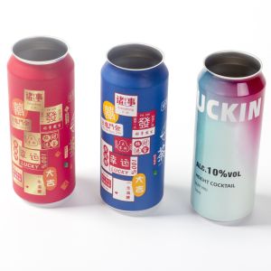 China 16.9oz Food Beverage Packaging Carbonated Drinks 500ml Aluminum Cans wholesale