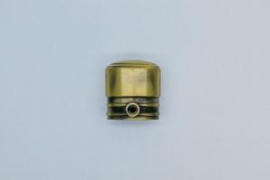 China Round End Tip Casket Accessories ZA06 Brass Plating And High Polishing wholesale