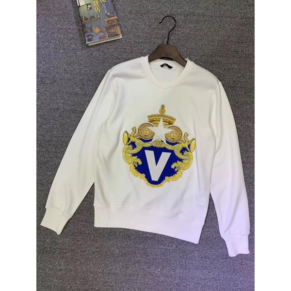 High Quality Men Hip Hop Embroidered Crewneck Fashion Sweatshirt for Men